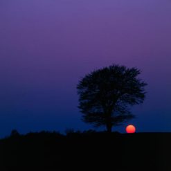 Solnedgang vid osterlen Lahall
